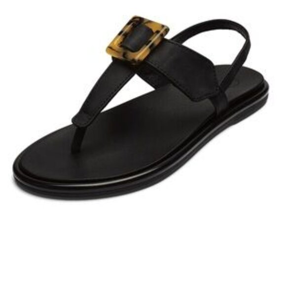 OluKai La‘i T–Bar Strappy Beach Sandals in Lava Rock - Picture 15 of 16